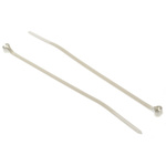 Thomas & Betts Cable Ties, 92mm x 2.3 mm, White Nylon, Pk-100