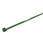 RS PRO Cable Tie, 385mm x 4.8 mm, Green Nylon