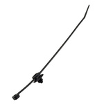 RS PRO Cable Tie, 200mm x 4.6 mm, Black Nylon