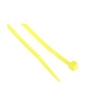RS PRO Cable Tie, 203mm x 3.6 mm, Yellow Nylon, Pk-250