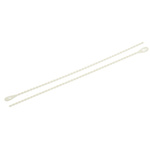 Essentra Cable Tie, Releasable, 152.4mm x 1.5 mm, Natural Nylon, Pk-100