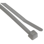 HellermannTyton Cable Tie, 100mm x 2.5 mm, White Polyamide 6.6 (PA66), Pk-100