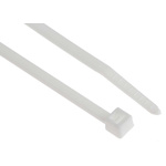 HellermannTyton Cable Tie, 150mm x 3.5 mm, White Polyamide 6.6 (PA66), Pk-100