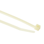 HellermannTyton Cable Tie, Inside Serrated, 150mm x 3.5 mm, Natural PA 4.6, Pk-100