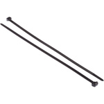 HellermannTyton Cable Tie, 200mm x 4.6 mm, Black Polyamide 6.6 (PA66), Pk-100