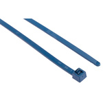 HellermannTyton Cable Tie, Releasable, 250mm x 4.6 mm, Blue Metal Detectable, Pk-100