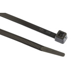 HellermannTyton Cable Tie, 245mm x 4.6 mm, Black Polyamide 6.6 (PA66), Pk-100