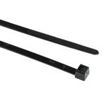 HellermannTyton Cable Tie, 445mm x 4.6 mm, Black Polyamide 6.6 (PA66), Pk-100