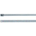 HellermannTyton Cable Tie, Ladder, 430mm x 7 mm, Metallic 316 Stainless Steel, Pk-100