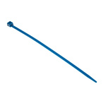 HellermannTyton Cable Tie, High Chemical Resistance, 201mm x 4.7 mm, Blue ETFE, Pk-100