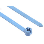 Thomas & Betts Cable Ties, 361mm x 4.7 mm, Blue Nylon, Pk-100