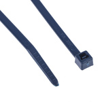 HellermannTyton Cable Tie, 150mm x 3.5 mm, Blue Metal Detectable, Pk-100