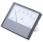 HOBUT R68M Analogue Panel Ammeter 50A DC, 63.5mm x 62.5mm, ±8 % Moving Magnet
