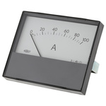 HOBUT R68M Analogue Panel Ammeter 100A DC, 63.5mm x 62.5mm, ±8 % Moving Magnet