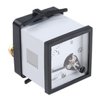 HOBUT D48MC Analogue Panel Ammeter 0/10A For Shunt 75mV DC, 48mm x 48mm Moving Coil