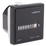 Muller BW40 Hour Meter Counter, 7 Digit, 115 V ac