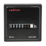 Muller BW40 Hour Meter Counter, 5 Digit, 230 V ac
