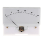 Sifam Tinsley Analogue Panel Ammeter 100μA DC, 55.5mm x 121mm, ±1.5 % Moving Coil