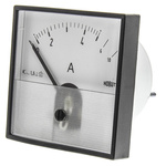 HOBUT Analogue Panel Ammeter 0/5/10A Direct Connected AC, 72mm x 72mm Moving Iron