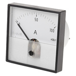 HOBUT PD72MC Analogue Panel Ammeter 0/100A For Shunt 75mV DC, 72mm x 72mm Moving Coil
