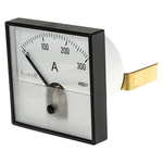HOBUT PD72MC Analogue Panel Ammeter 0/300A For Shunt 75MV DC, 72mm x 72mm Moving Coil