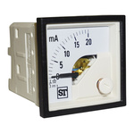 Sifam Tinsley Sigma Analogue Panel Ammeter 20mA DC, 48mm x 48mm Moving Coil