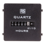RS PRO Hour Meter Counter, 6 Digit, 50Hz, 10 → 80 V dc