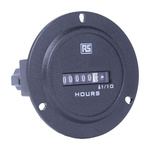 RS PRO Hour Meter Counter, 6 Digit, 50Hz, 4 → 30 V ac/dc