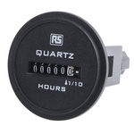 RS PRO Hour Meter Counter, 6 Digit, 50Hz, 4 → 30 V ac/dc