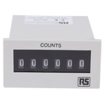 RS PRO Impulse Counter Counter, 6 Digit, 10Hz, 230 V ac