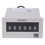 RS PRO Impulse Counter Counter, 6 Digit, 10Hz, 24 V dc