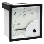 HOBUT D72SD Analogue Panel Ammeter 0/300A For 300/5A CT AC, 72mm x 72mm Moving Iron