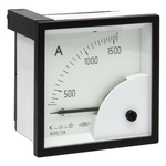 HOBUT D72SD Analogue Panel Ammeter 0/1600A For 1600/5A CT AC, 72mm x 72mm Moving Iron