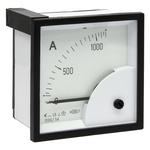 HOBUT D72SD Analogue Panel Ammeter 0/1200A For 1200/5A CT AC, 68mm x 68mm Moving Iron