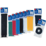 HellermannTyton Cable Tie, Hook and Loop, 5000mm x 12.5 mm, Black PA (Loop), PP (Hook), Pk-1