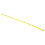 HellermannTyton Cable Tie, 390mm x 4.6 mm, Yellow Polyamide 6.6 (PA66), Pk-100