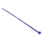 HellermannTyton Cable Tie, 380mm x 7.6 mm, Blue Nylon, Pk-100