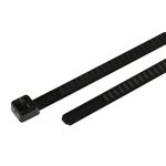 HellermannTyton Cable Tie, Releasable, 195mm x 4.7 mm, Black PA 6.6 Heatstabilised, Pk-25
