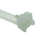 HellermannTyton Cable Tie, 210mm x 8 mm, Natural Polyamide 6.6 (PA66), Pk-50