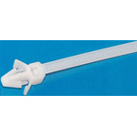 HellermannTyton Cable Tie, 165mm x 4.7 mm, Natural Polyamide 6.6 (PA66), Pk-100