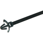 HellermannTyton Cable Tie, 165mm x 4.6 mm, Black Polyamide 6.6 (PA66), Pk-100