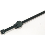 HellermannTyton Cable Tie, Assembly, 200mm x 4.6 mm, Black Polyamide 6.6 (PA66)