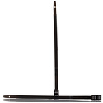 HellermannTyton Cable Tie, 265mm x 9 mm, Black Polyamide 6.6 (PA66), Pk-100