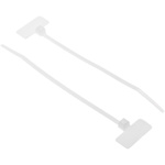 HellermannTyton Identification Cable Tie, 110mm x 2.5 mm, Natural Polyamide 6.6 (PA66), Pk-100