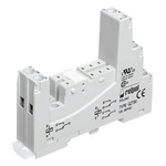Relpol 1 Pin Relay Socket, DIN Rail for use with RM87N Relay, RM87N Sensitive Relay