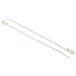 HellermannTyton Cable Tie, Inside Serrated, 215mm x 4.7 mm, Natural Polyamide 6.6 (PA66), Pk-100