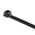 HellermannTyton Cable Ties, 270mm x 4.6 mm, Black Polyamide 6.6 (PA66), Pk-500pack