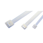 HellermannTyton Cable Ties, Releasable, 340mm x 7.6 mm, Natural Polyamide 6.6 (PA66)