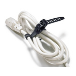 HellermannTyton Cable Ties, Releasable, 580mm x 28 mm, Black TPU