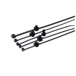 HellermannTyton Cable Ties, 100mm x 2.5 mm, Black Polyamide